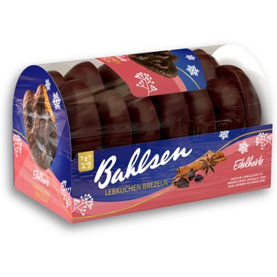 Bahlsen Dark Chocolate-Covered Gingerbread Pretzels, 175 g