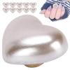XZ-44 Heart Beads, Imitation Pearls for Nail Art, 10 Pieces view 3