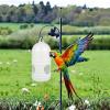 HINTRMENT 2-Pack 1 L Pigeon Water Bottles, White Plastic Bird Cage Water Dispensers view 4
