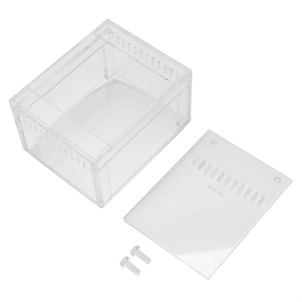 MAMJENNI Flameer Clear Acrylic Reptile Breeding Tank