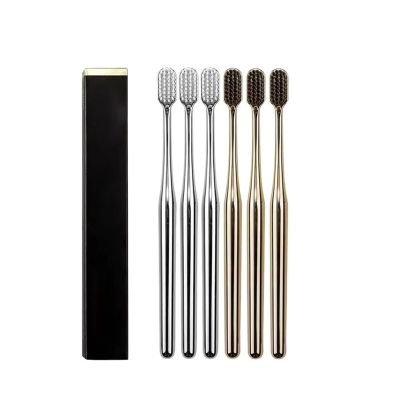 Luxury Soft Toothbrush Set (Black and White)