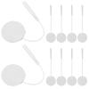 SHINYPASING 10-Piece Round Self-Adhesive Silicone Hydrogel Electrode Pads view 1