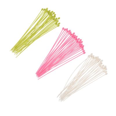 ifundom 3-Piece Plastic Roller Pins for Perms and Curls, Assorted Colors