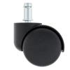 Chair Caster Furniture Wheels, 11.0 mm Stem, Swivel Replacement Casters for Office/Computer Chairs, 4-Pack view 2