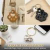 NiceNaiils 3-Piece Pet Hair Memorial Keychain Set, Paw-Shaped Keepsakes for Dogs and Cats (B) view 4