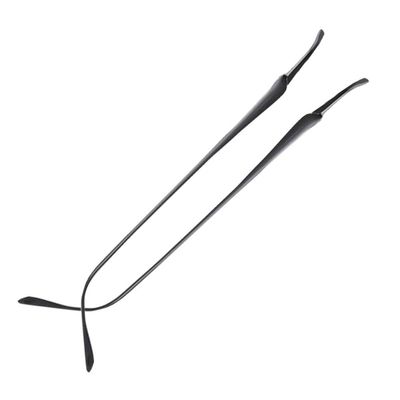 OIFAODAO 1 Pair Black Metal Replacement Temple Arms for Rimless Glasses