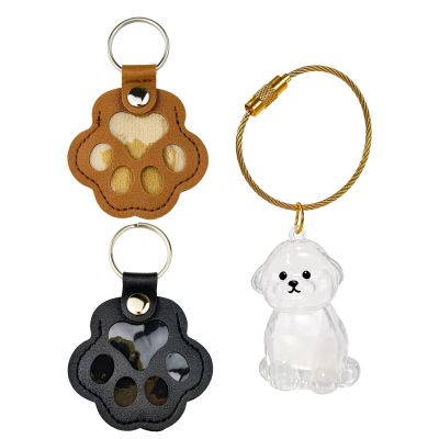 NiceNaiils 3 Pcs Pet Hair Memorial Keychain