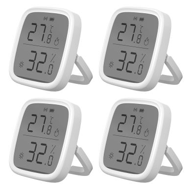 SONOFF SNZB-02D Zigbee Temperature and Humidity Sensor, LCD Display, Requires Zigbee Hub, 4-Pack