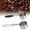 Pwshymi Precise Stainless Steel Measuring Scoop, Durable and Reliable for Milk Powder, Tea and Coffee Beans, Portable for Home and Travel, 613 mL, 14 x 4.1 cm view 4