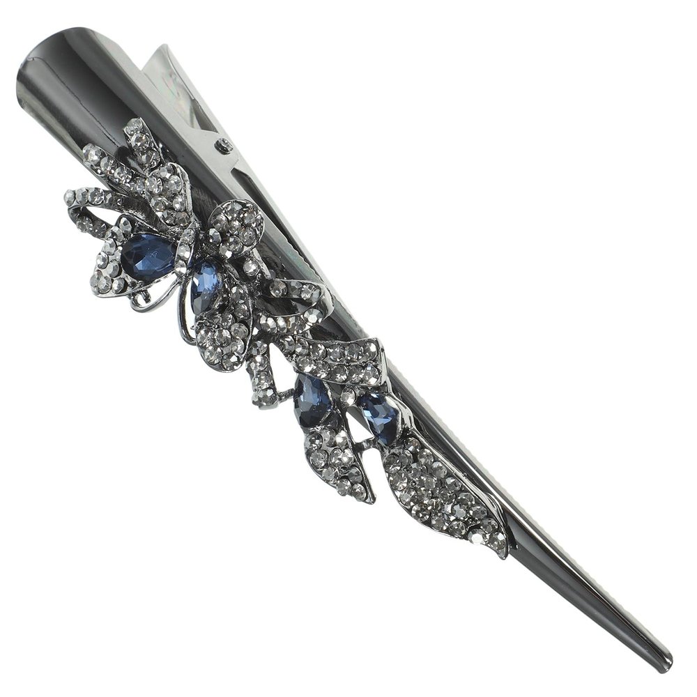 ibasenice Crystal Alligator Hair Clip for Thick Hair