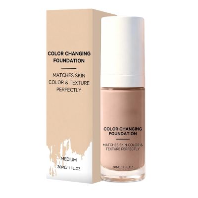 Color-Adapting Foundation with Long-Lasting Hydration