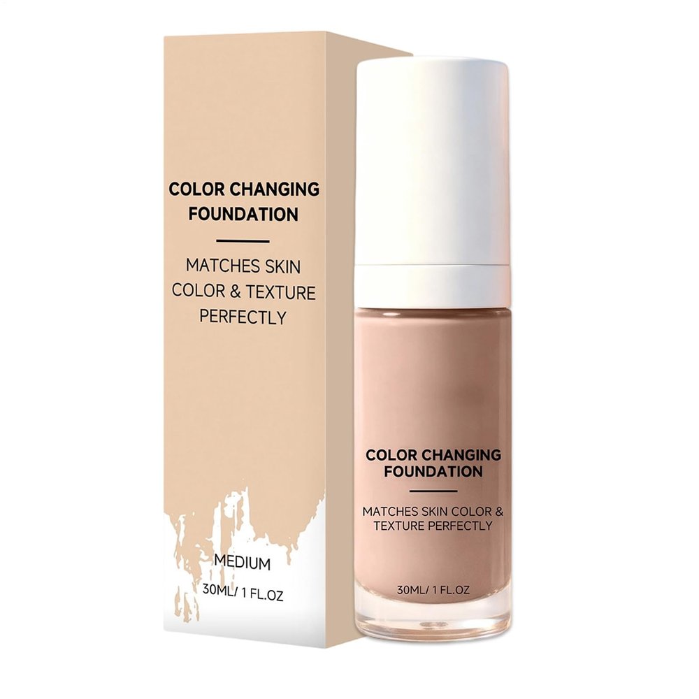 Color-Adapting Foundation with Long-Lasting Hydration