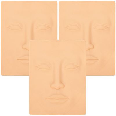 COOPHYA 3-Piece Silicone Practice Face with Realistic Skin Feel
