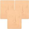 COOPHYA 3-Piece Silicone Practice Face with Realistic Skin Feel view 1
