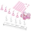 Magnetic Acrylic Press-On Nail Organizer Stand view 1