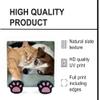 EMIT PRINT Personalized Pet Memorial Plaque with Photo, Text and Name, Paw Print Display Stand, Cat or Dog, Natural Slate, 15 x 15 cm view 2