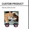 EMIT PRINT Personalized Pet Memorial Plaque with Photo, Text and Name, Paw Print Display Stand, Cat or Dog, Natural Slate, 15 x 15 cm view 3