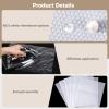 Vestamore 24-Piece Rhinestone Iron-On Sheets, White and AB, 34 x 27.9 cm view 3