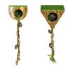 Magnetic Jumping Spider Hide, 2-Piece Set with Climbing Rope and Artificial Moss view 1