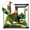 Magnetic Jumping Spider Hide, 2-Piece Set with Climbing Rope and Artificial Moss view 3