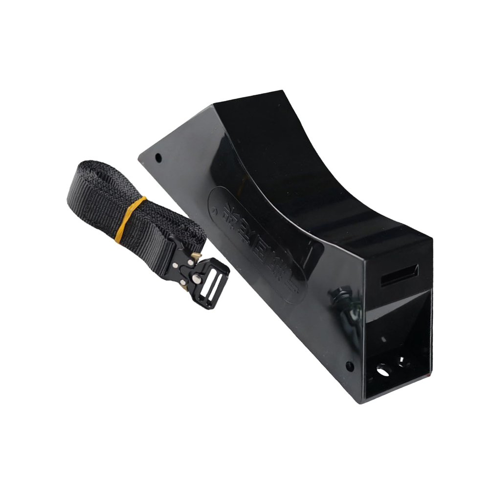 Snorvixre ABS Wall-Mounted Gas Cylinder Holder with Metal Buckle