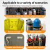 Snorvixre ABS Wall-Mounted Gas Cylinder Holder with Metal Buckle view 2