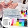 Jelly-Color Resin Rhinestones with Flat Back, 3–6 mm view 2