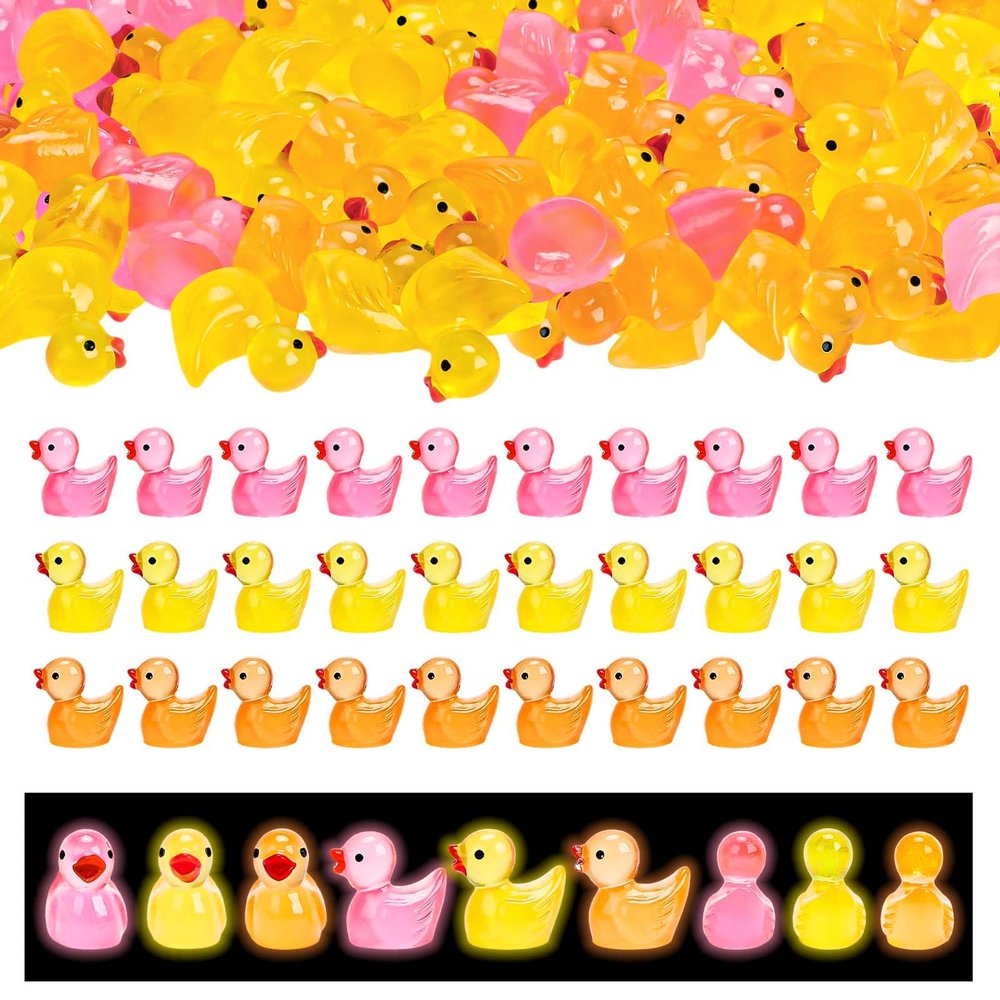 Yooyan 90 Mini Ducks - Glow in the Dark