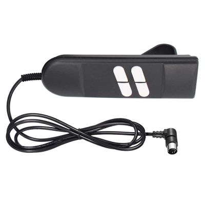 Bbajszx Motorized 4-Button Bed Handset with 90° Angled ABS Housing