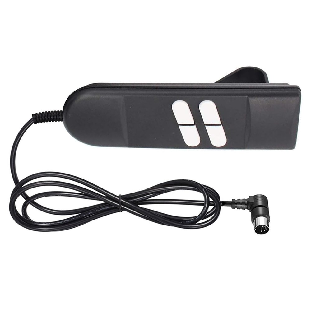 Bbajszx Motorized 4-Button Bed Handset with 90° Angled ABS Housing