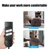 Bbajszx Motorized 4-Button Bed Handset with 90° Angled ABS Housing view 4