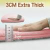 Murzoeky Kids’ Coral Velvet Play Mat, 3 cm Thick, Pink, 120 x 200 cm view 4