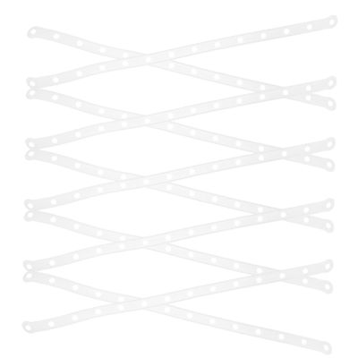 10-Piece Plastic Hanger Organizer Strips for Pants Clips