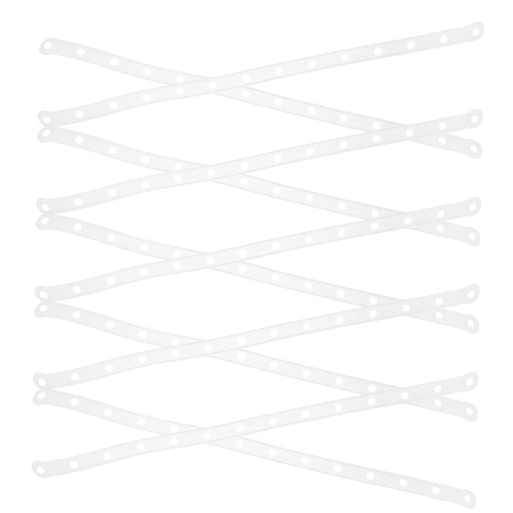 10-Piece Plastic Hanger Organizer Strips for Pants Clips