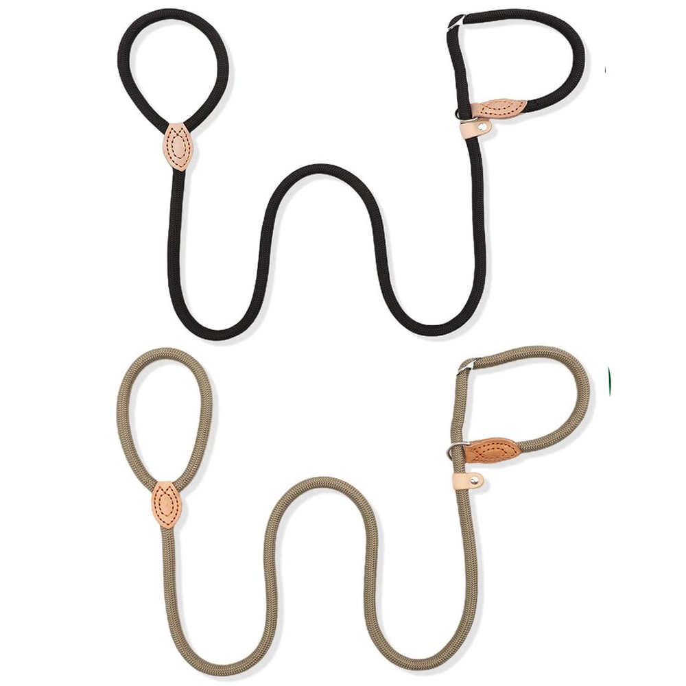 2-Pack Retriever Leash with Stop 1.5m x 0.6cm for Dogs