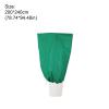 Bbajszx Premium Frost Protection Fabric Cover for Herb Shrubs, Drawstring, 200 x 240 cm, White, Cream Green, Fabric, Winter Protection view 3