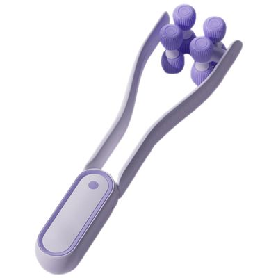 ibasenice Facial Massage Roller with Knobs for a V-Shaped Face, ABS and PMMA