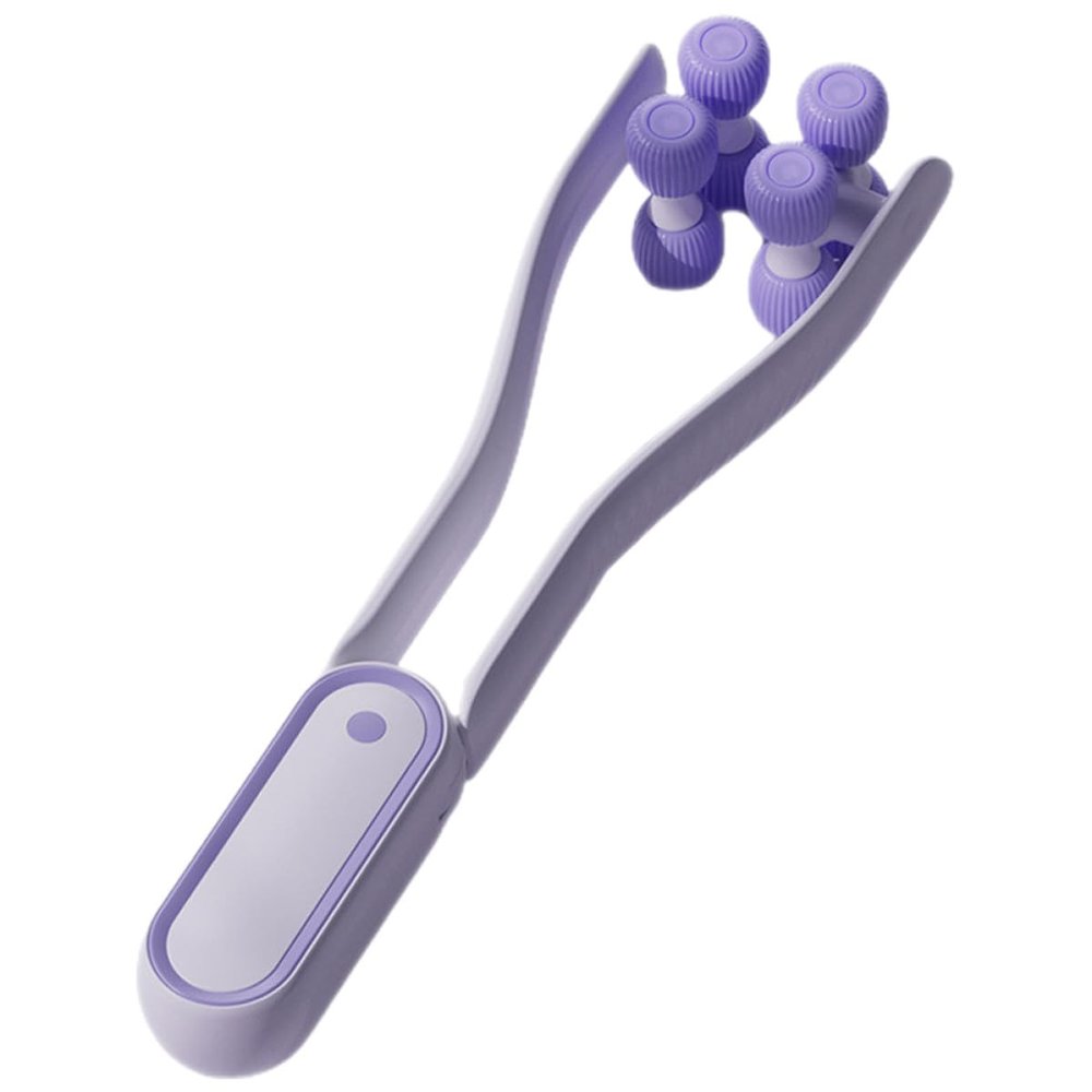 ibasenice Facial Massage Roller with Knobs for a V-Shaped Face, ABS and PMMA