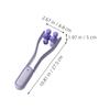 ibasenice Facial Massage Roller with Knobs for a V-Shaped Face, ABS and PMMA view 2
