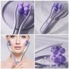 ibasenice Facial Massage Roller with Knobs for a V-Shaped Face, ABS and PMMA view 3
