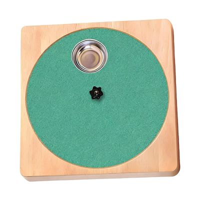 Wooden Non-Slip Rotating Interactive Dog Scratch Board
