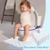 Agmoctz U-Shaped Toilet Training Mats, 50-Pack, Disposable, Waterproof, Non-Slip view 3