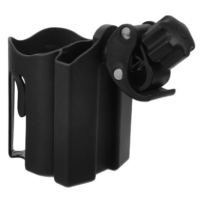 Alasum Black ABS Drink Holder for Walkers, Rollators, Strollers, and Bicycles