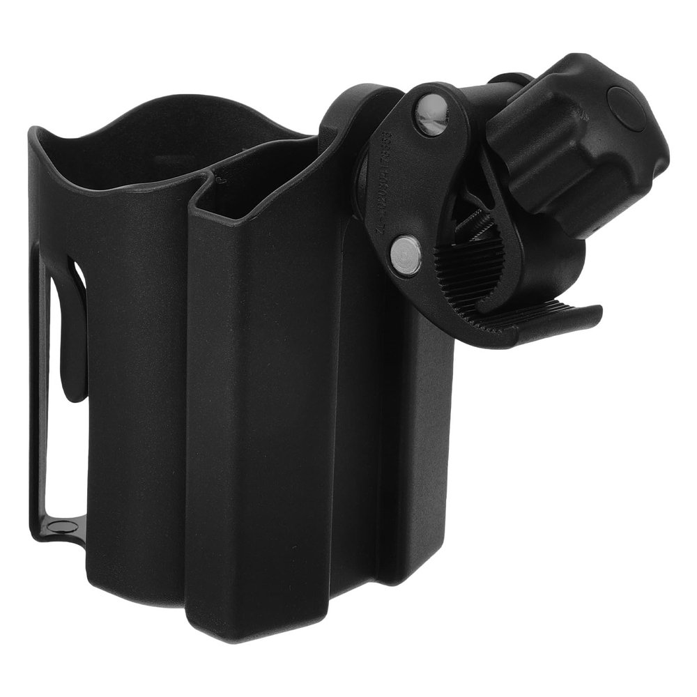 Alasum Black ABS Drink Holder for Walkers, Rollators, Strollers, and Bicycles