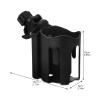 Alasum Black ABS Drink Holder for Walkers, Rollators, Strollers, and Bicycles view 2