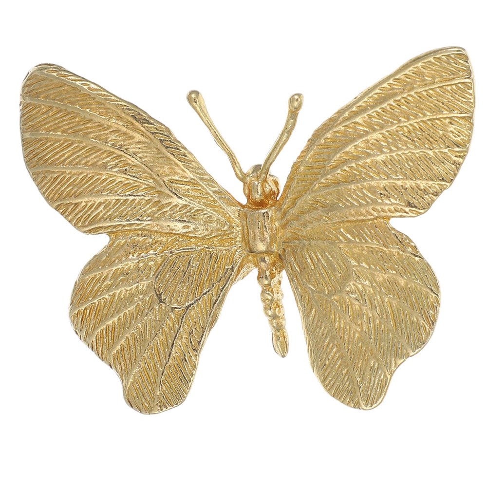 NESTINGHO Brass Butterfly Cabinet Knobs for Children's Furniture