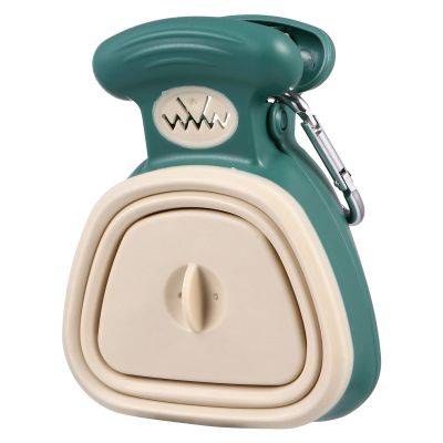 GALPADA Foldable Plastic Dog Pooper Scooper, Portable White Scooper for Outdoor Use