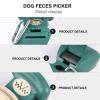 GALPADA Foldable Plastic Dog Pooper Scooper, Portable White Scooper for Outdoor Use view 3
