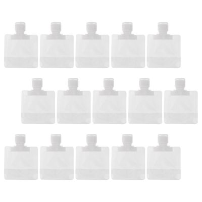 15 Reusable PET/PA/PE Lotion Pouches, 30 ml, for Travel