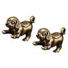 TINEASUR 2-Pack Copper Dog Decoration view 1
